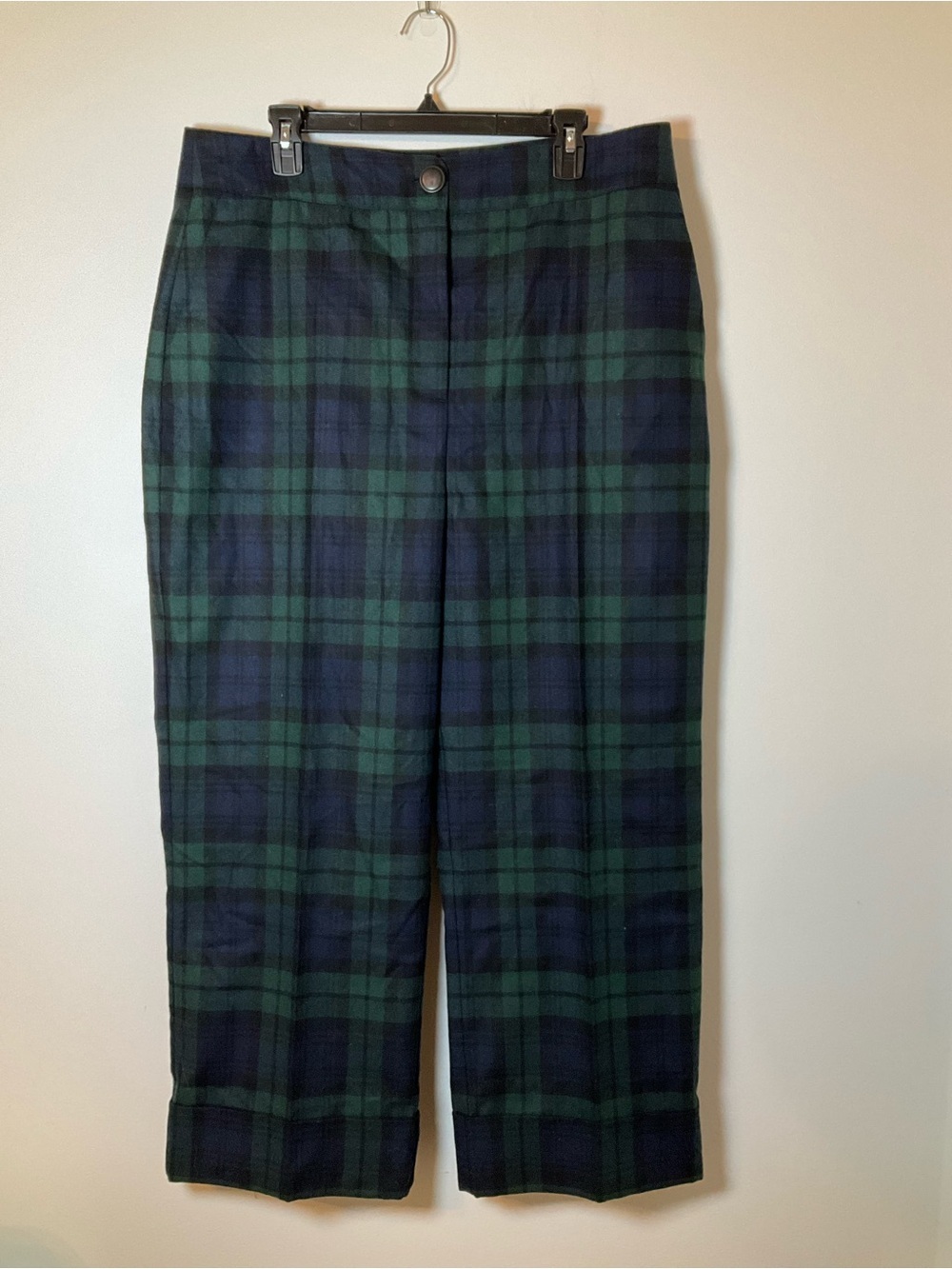 NWT Sézane Damon Plaid Wool Pants 48